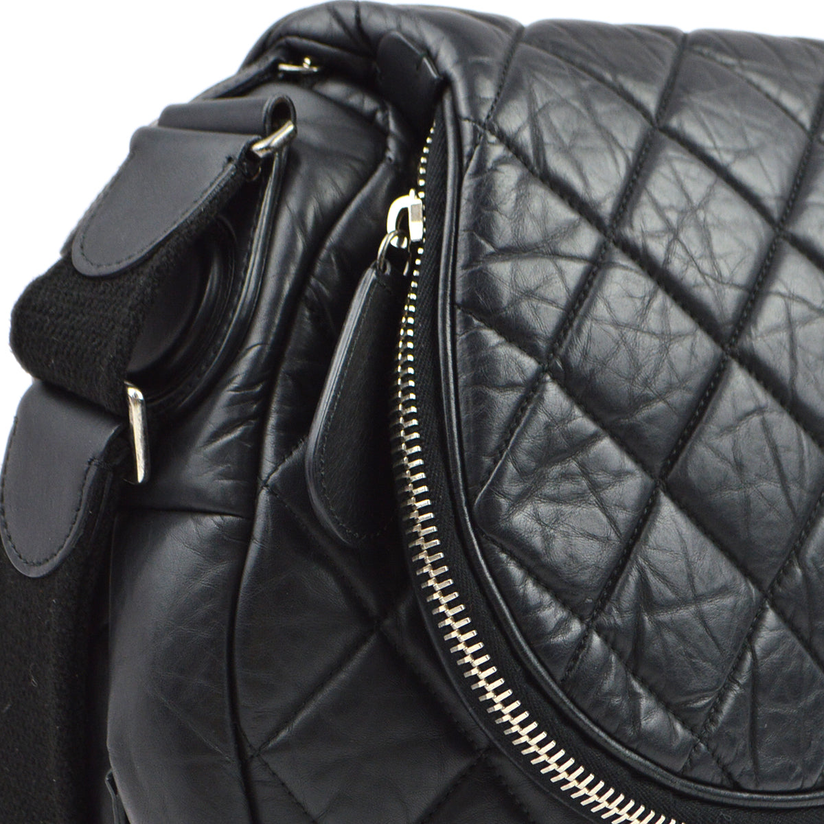 Chanel 2011 Black Calfskin Coco Cocoon Shoulder Bag