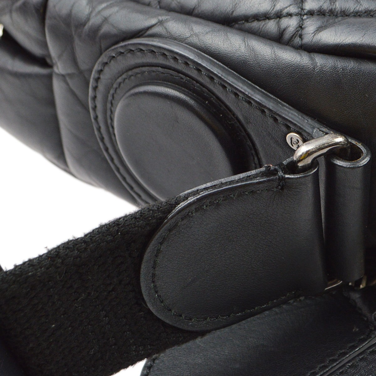 Chanel 2011 Black Calfskin Coco Cocoon Shoulder Bag