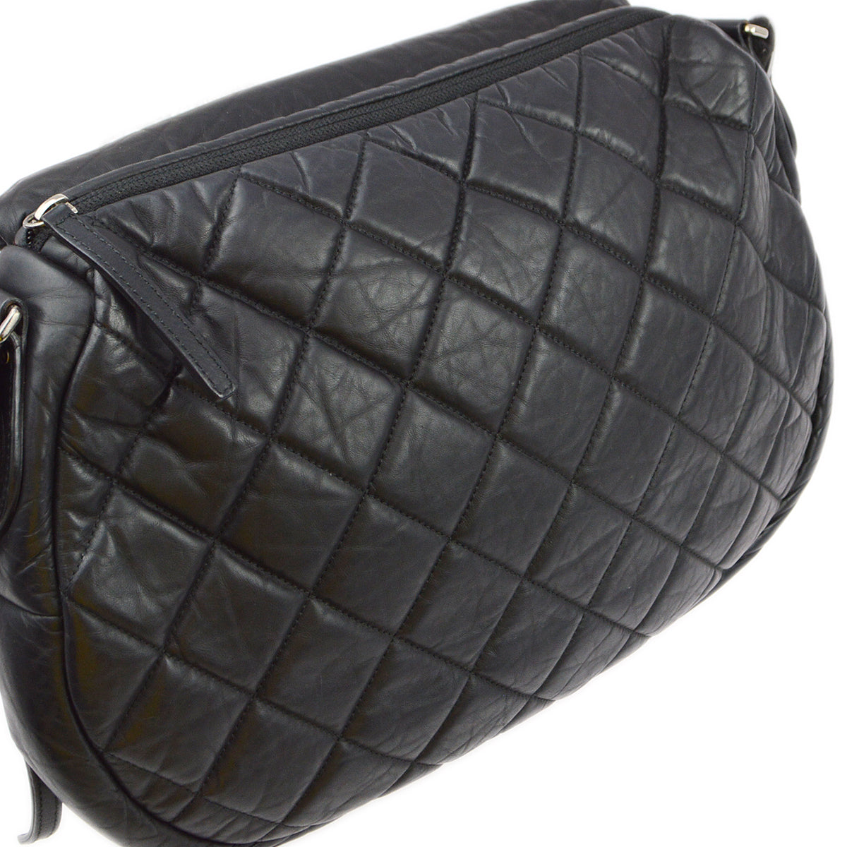 Chanel 2011 Black Calfskin Coco Cocoon Shoulder Bag