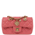 Chanel 2014 Lambskin Valentine Flap Shoulder Bag