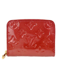 Louis Vuitton 2012 Red Vernis Zippy Coin Purse Wallet M93608