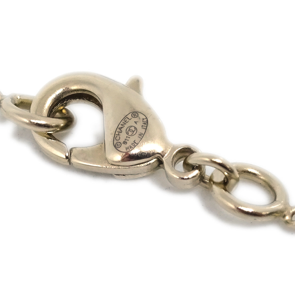 Chanel 2011 CC Chain Necklace Gold B11A