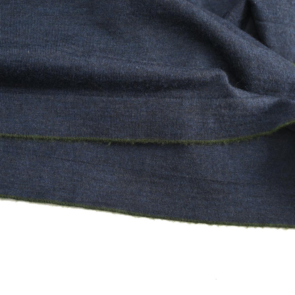 Chanel 2013-2014 Short Sleeve Sweater Knit Top Navy #36