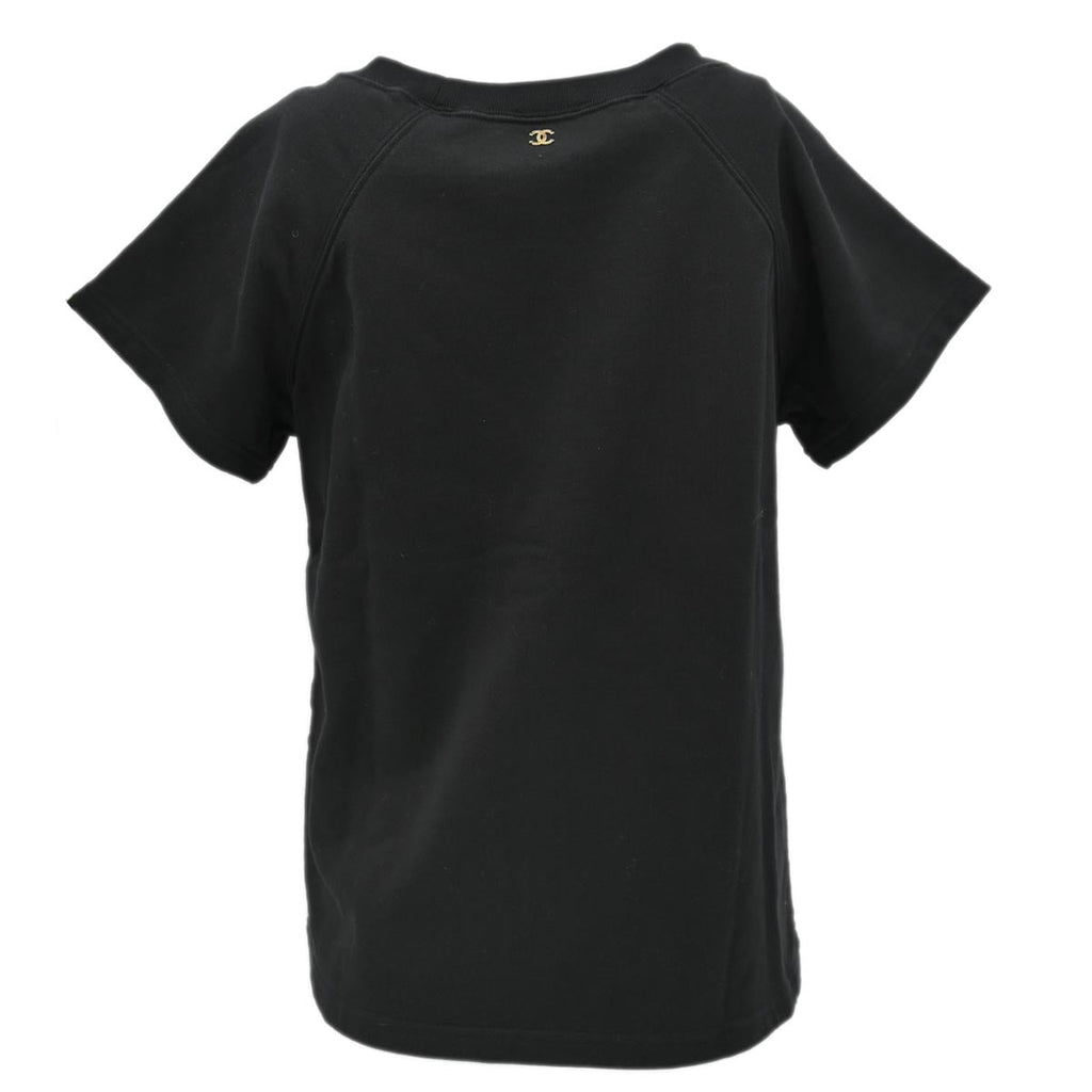 Chanel 2017 T-shirt Top Black #M