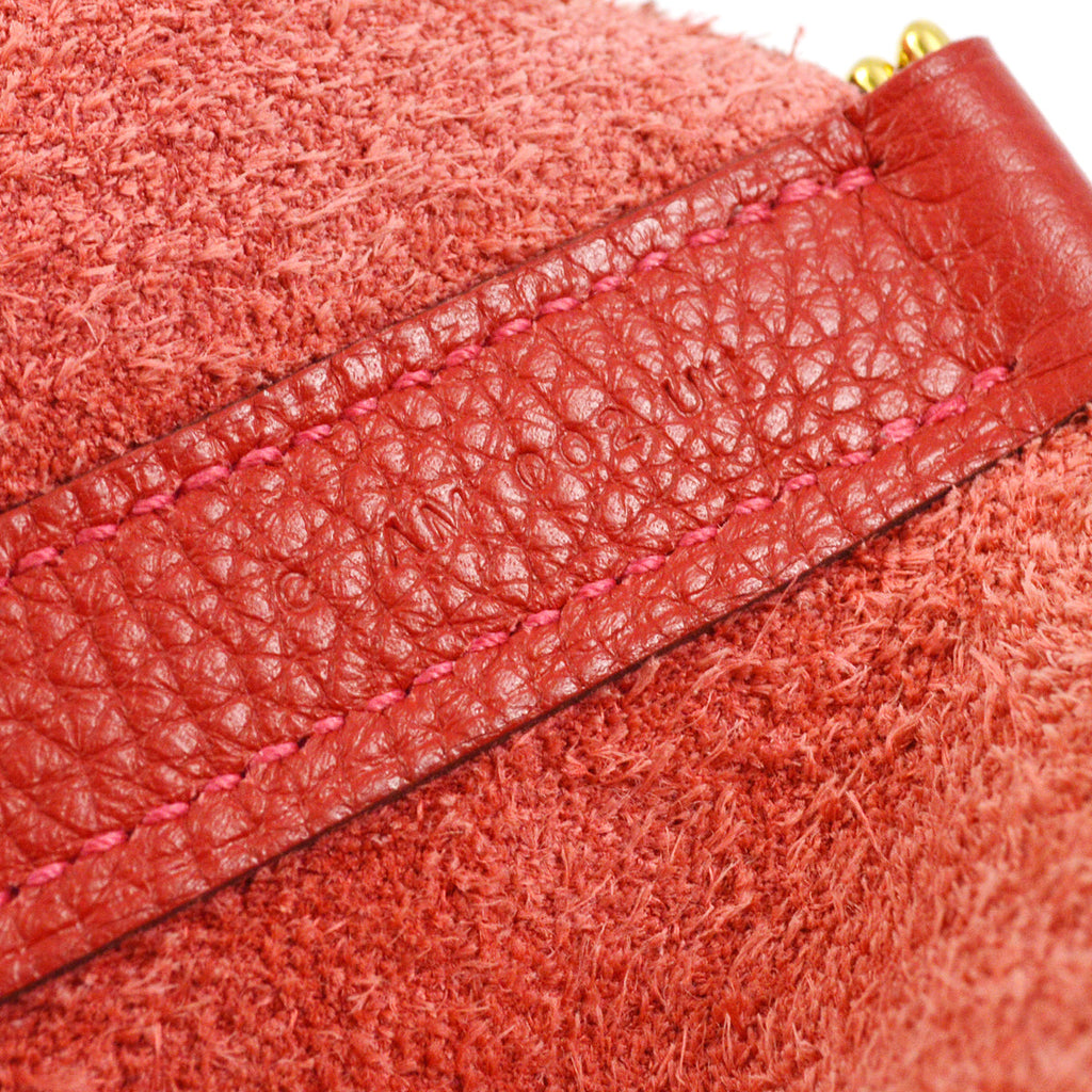 Hermes 2018 Red Taurillon Clemence Picotin Lock 26 GM Handbag