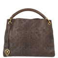 Louis Vuitton * 2011 Gris Monogram Exotic Artsy MM Hobo Handbag M90886