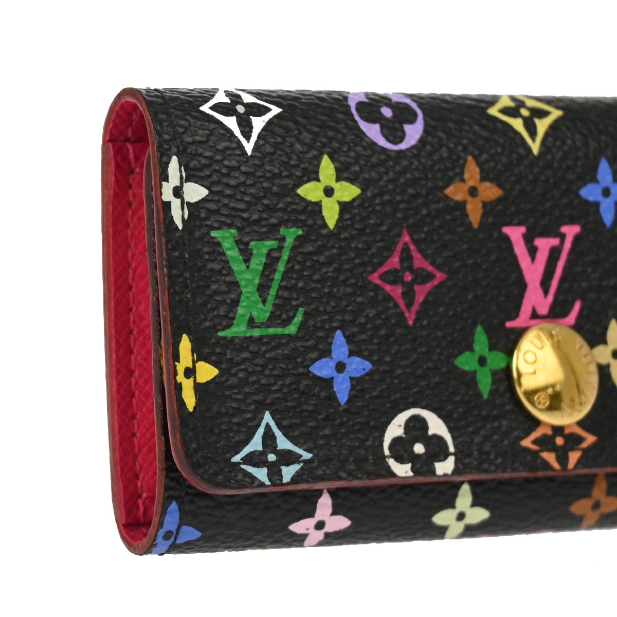 Louis Vuitton 2012 Monogram Multicolor Multicles 4 Key Case M93732 Small New