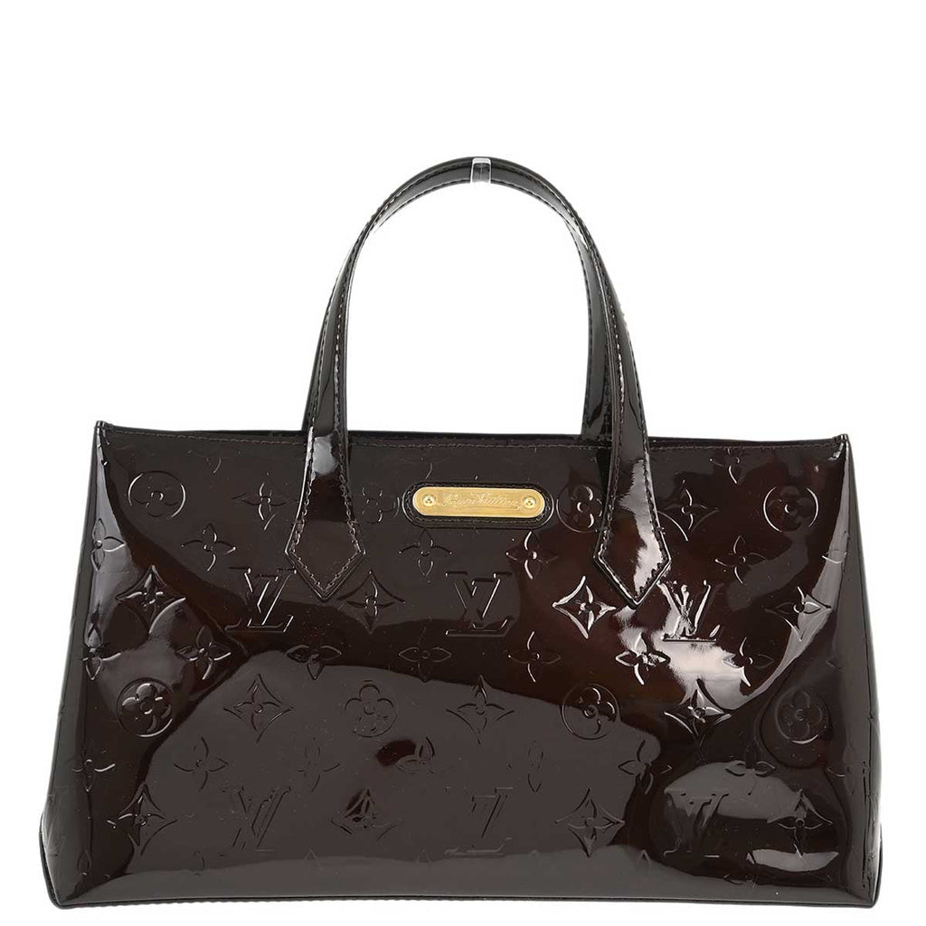 Louis Vuitton Amarante Monogram Vernis Wilshire PM Tote M93641