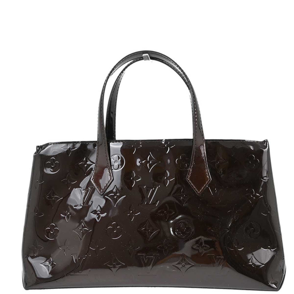 Louis Vuitton Amarante Monogram Vernis Wilshire PM Tote M93641