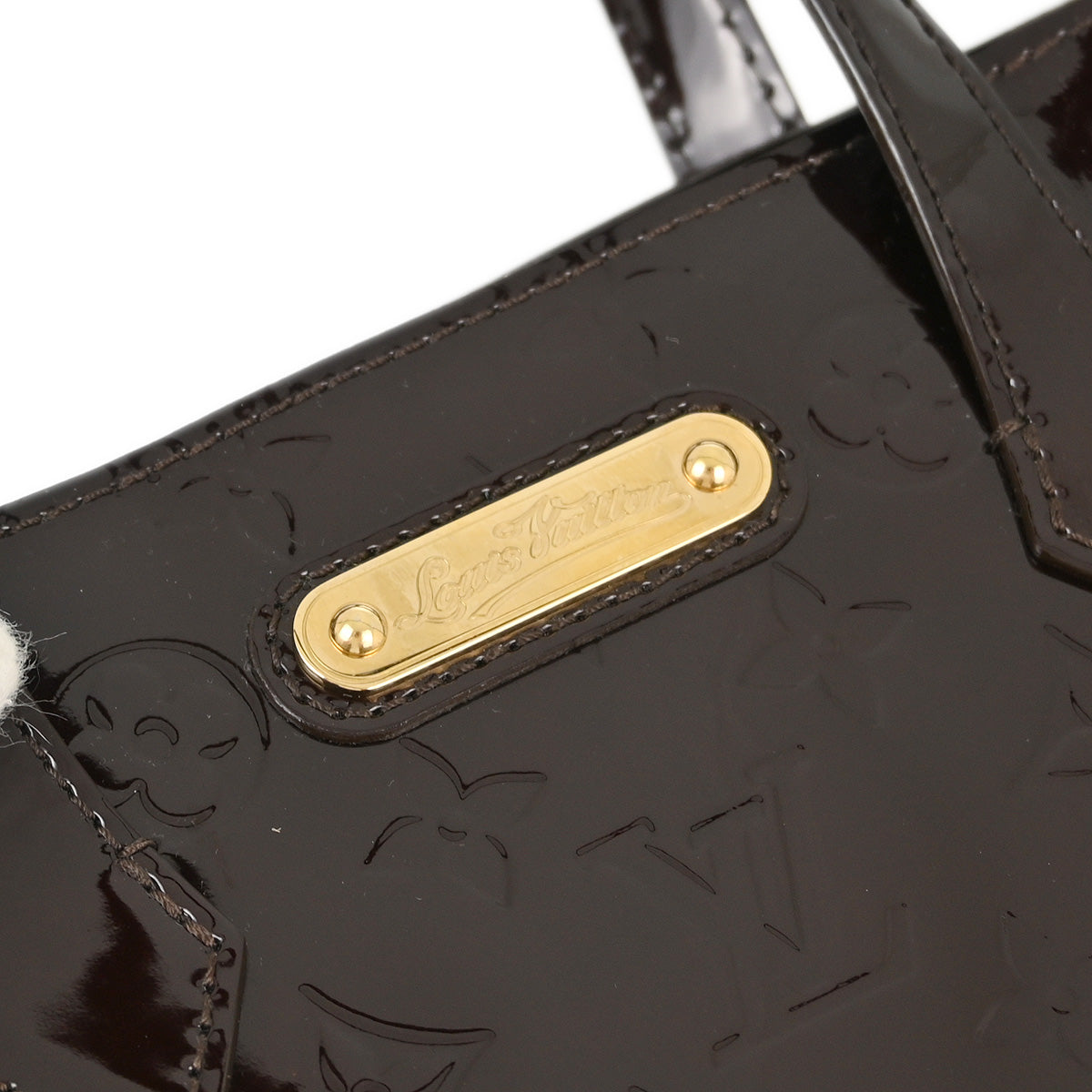 Louis Vuitton Amarante Monogram Vernis Wilshire PM Tote M93641