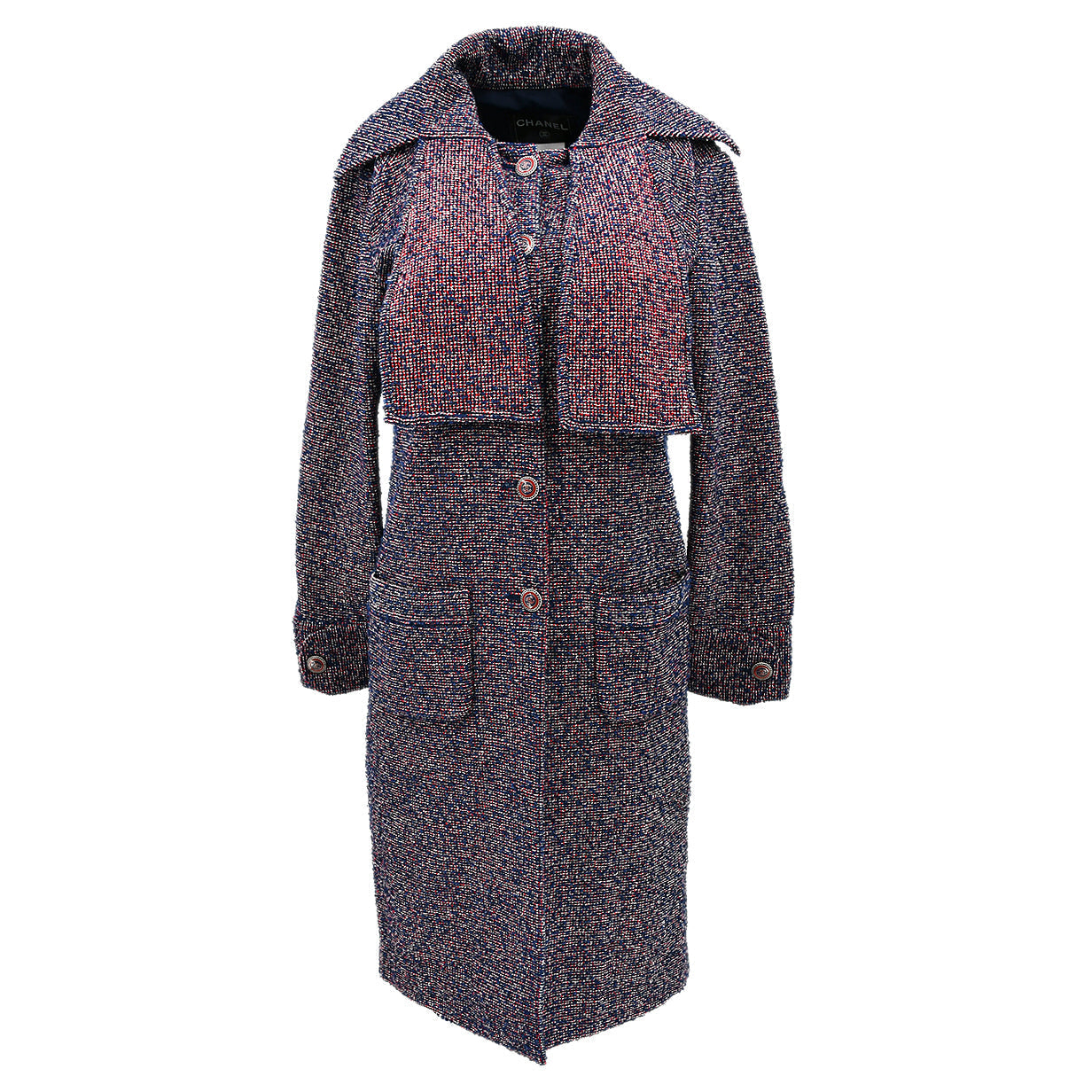 Chanel 2016 Coat Navy #36