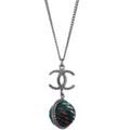 Chanel 2013 Silver Necklace Pendant B13A
