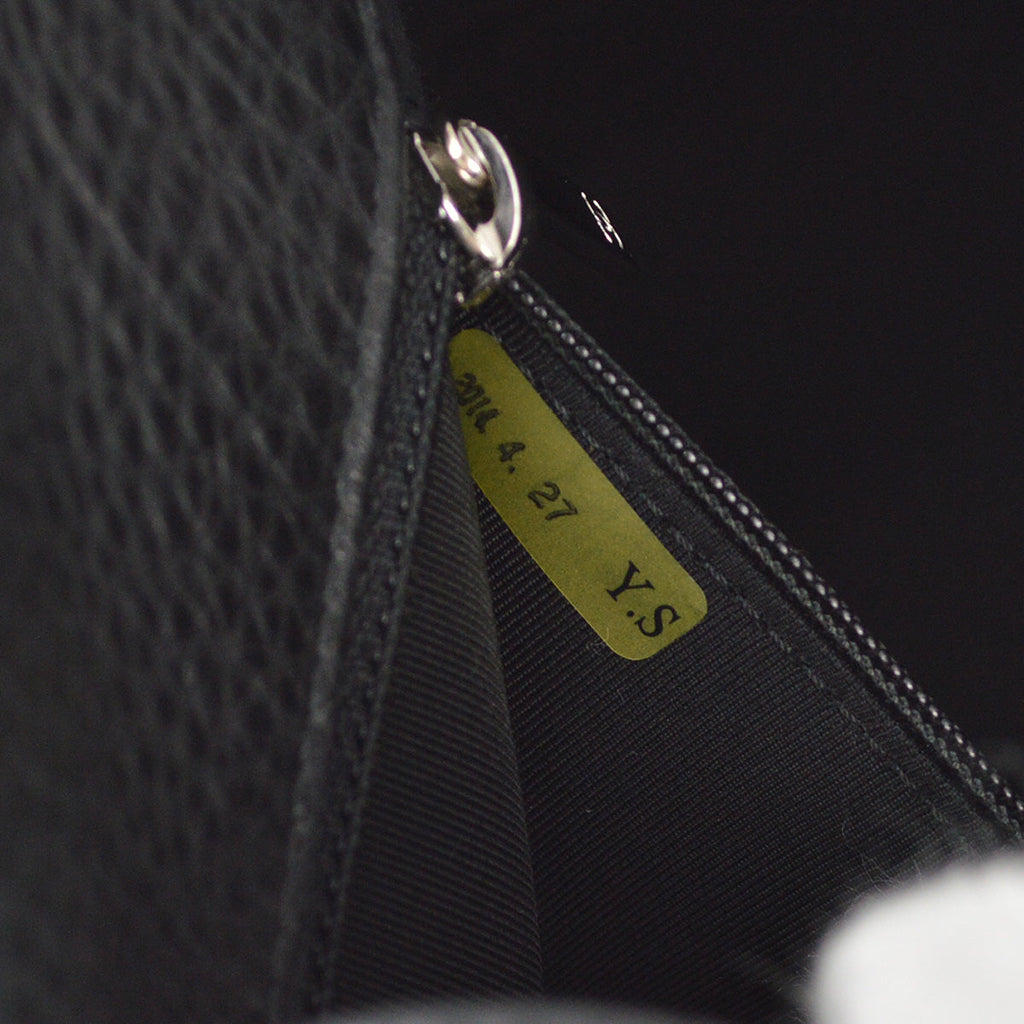 Chanel 2014 Black Calfskin Executive Cerf Tote Shoulder Bag
