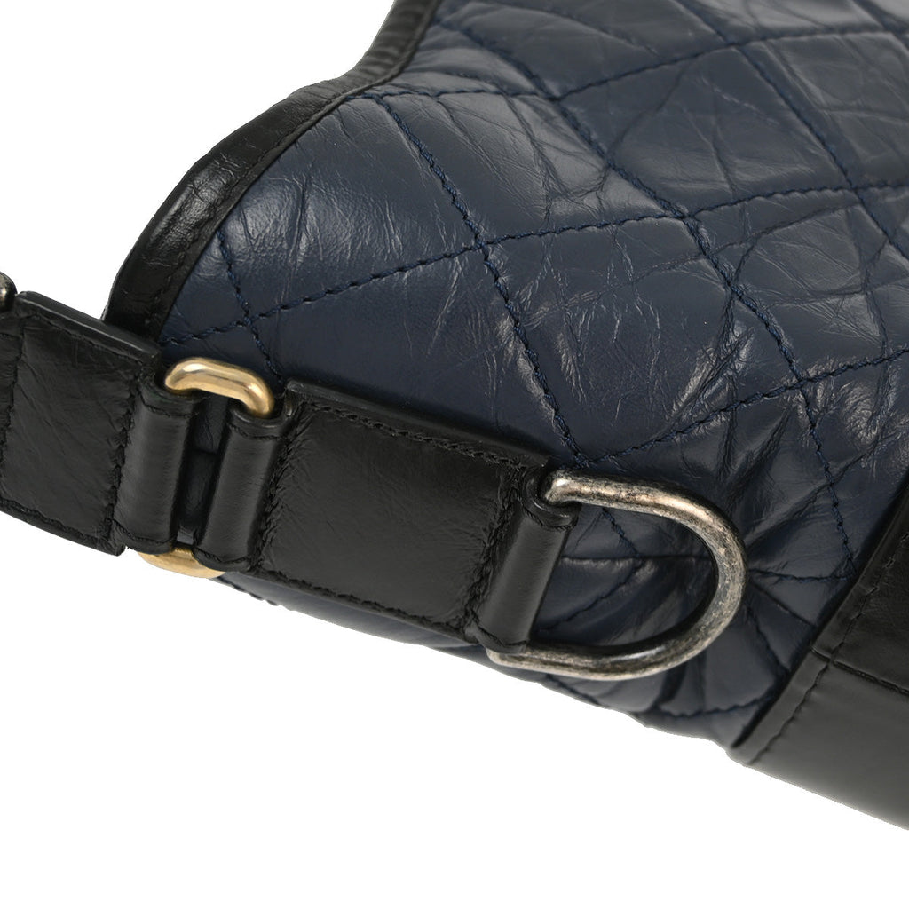 Chanel 2019 Navy Lambskin Small Gabrielle Shoulder Bag