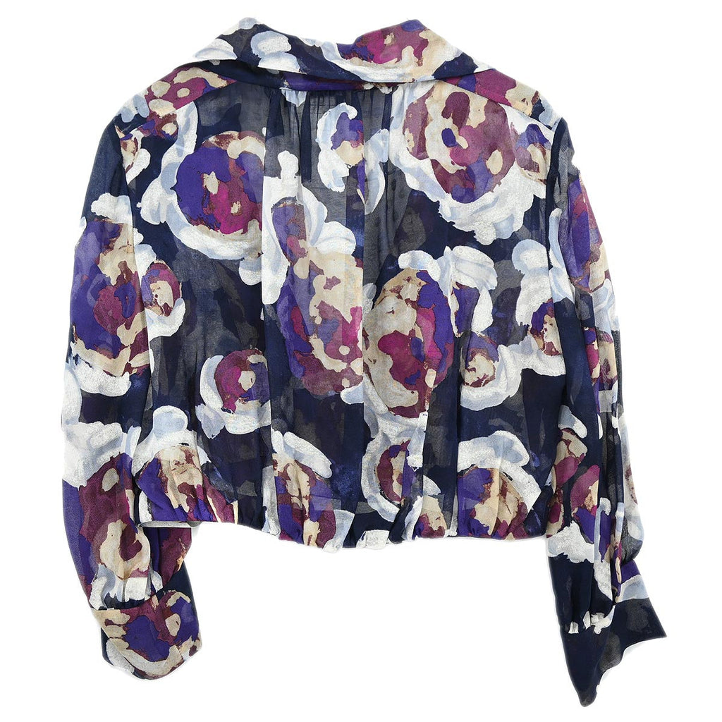 Chanel 2010 Blouse  Shirt Navy #38