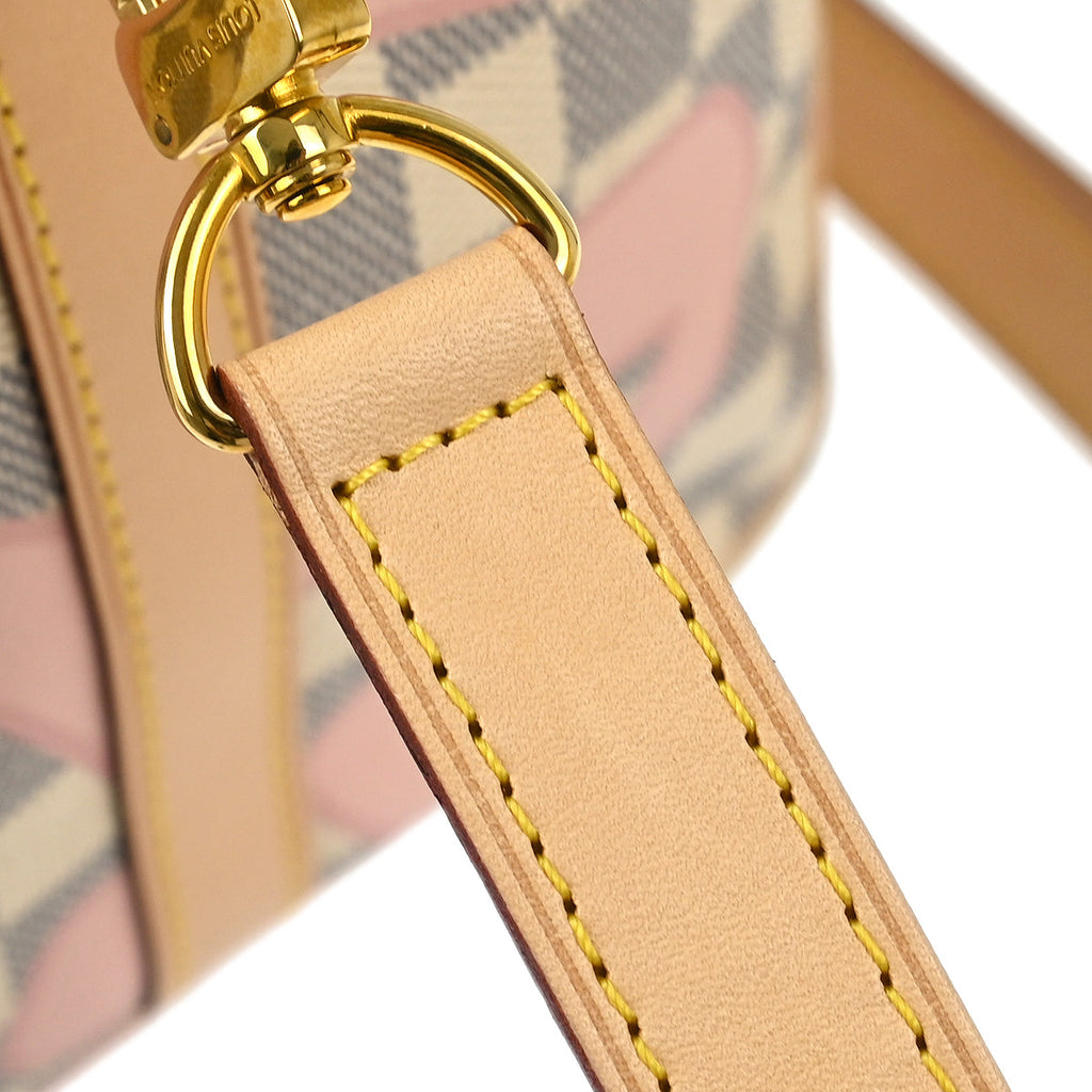 Louis Vuitton 2017 Damier Azur Speedy Bandouliere 30 Duffle Bag N41052