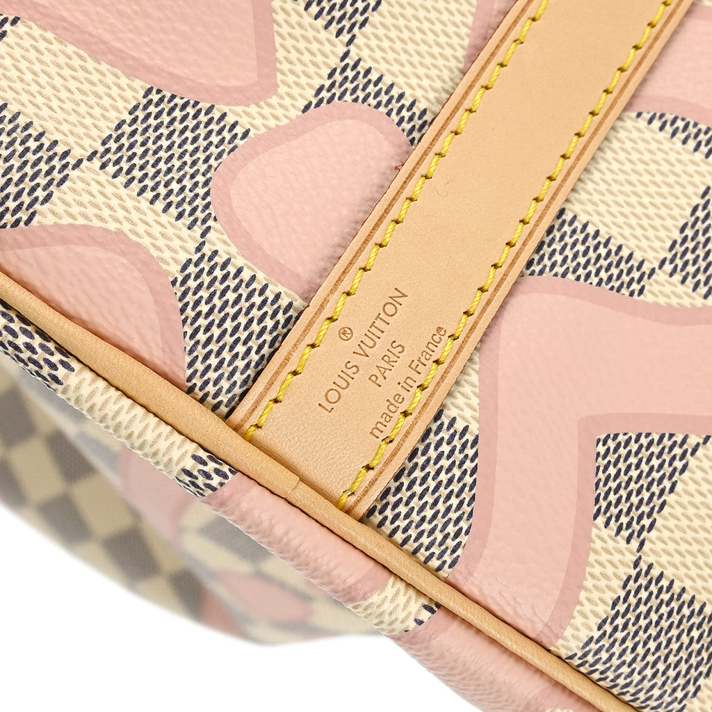 Louis Vuitton 2017 Damier Azur Speedy Bandouliere 30 Duffle Bag N41052