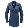 Chanel 2010 Double Breasted Jacket Blue #36