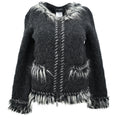 Chanel 2010 Zip Up Cardigan Dark Gray #36