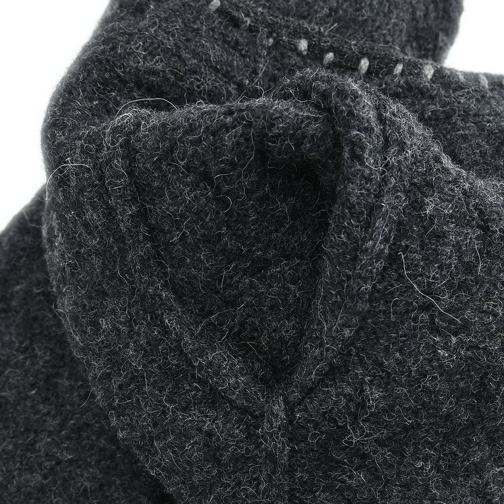 Chanel 2010 Zip Up Cardigan Dark Gray #36