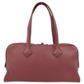 Hermes 2011 Bois De Rose Taurillon Clemence Victoria Elan 38 Handbag