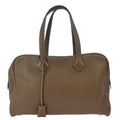 Hermes 2016 Etoupe Taurillon Clemence Victoria 2 35 Business Handbag
