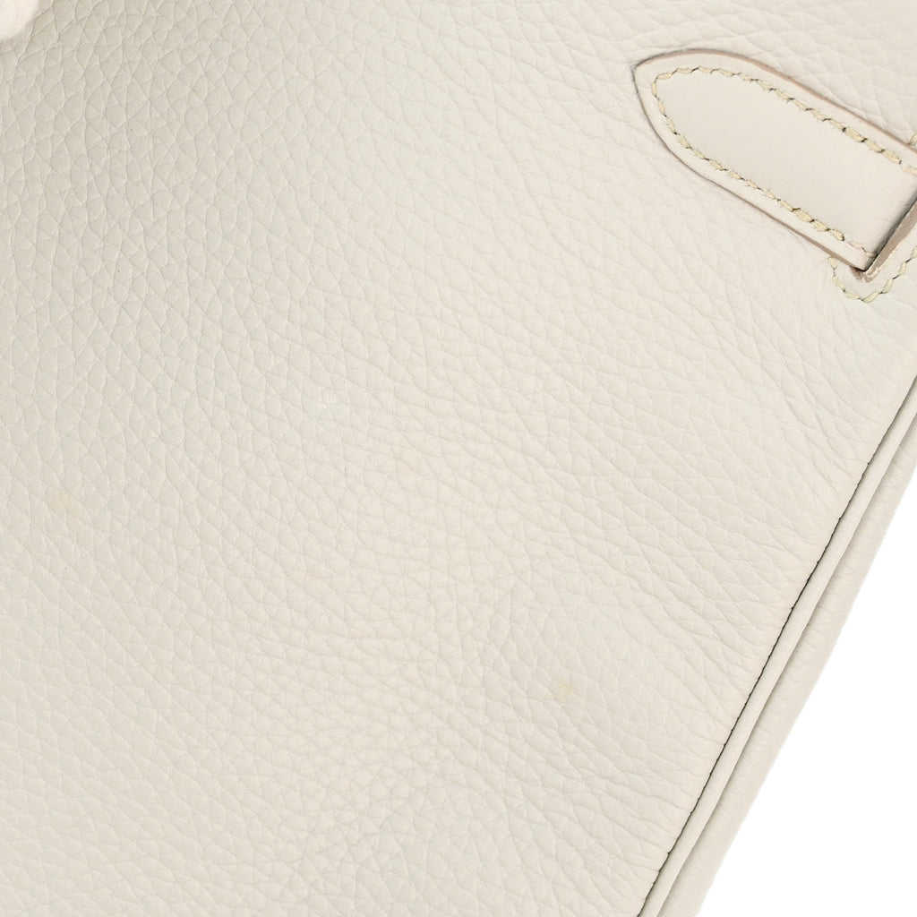 Hermes 2013 Pearl Gray Taurillon Clemence Kelly 32 Retourne Handbag