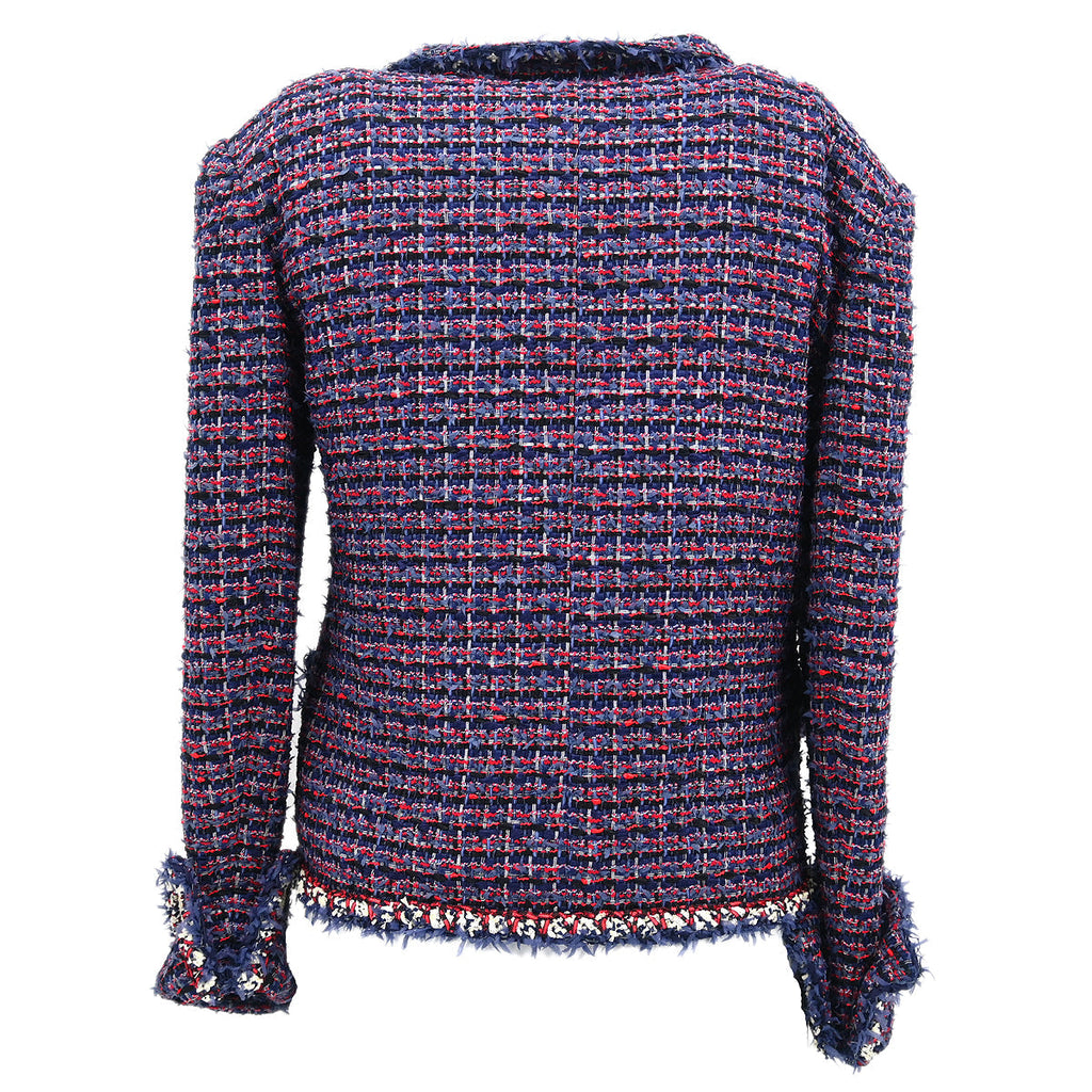 Chanel 2012-2013 Single Breasted Jacket Navy #36
