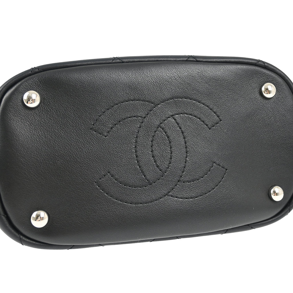 Chanel 2019 Black Lambskin 31 Rue Cambon 2way Bucket Shoulder Handbag