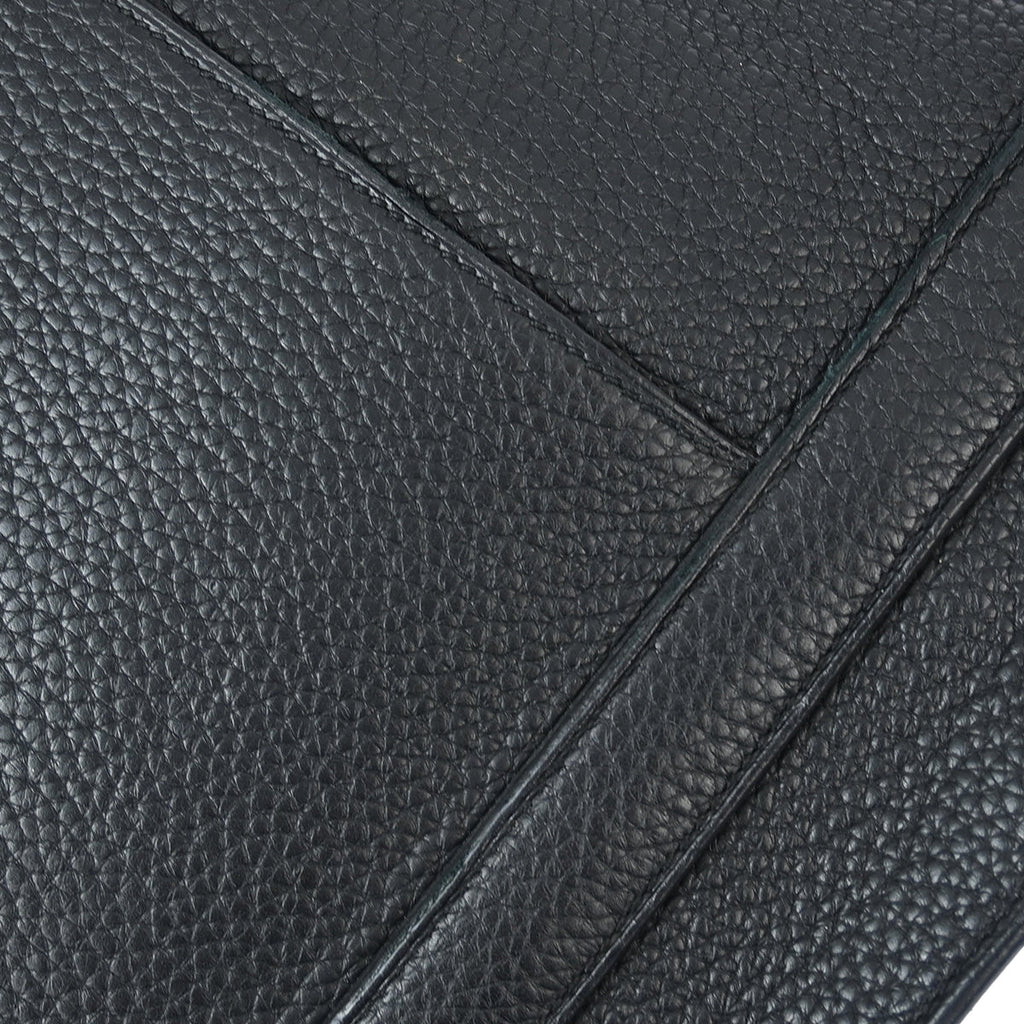 Hermes 2013 Black Taurillon Clemence Steve Caporal 27 Messenger Bag