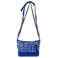 Chanel 2019 Blue Tweed Calfskin Small Gabrielle Shoulder Bag