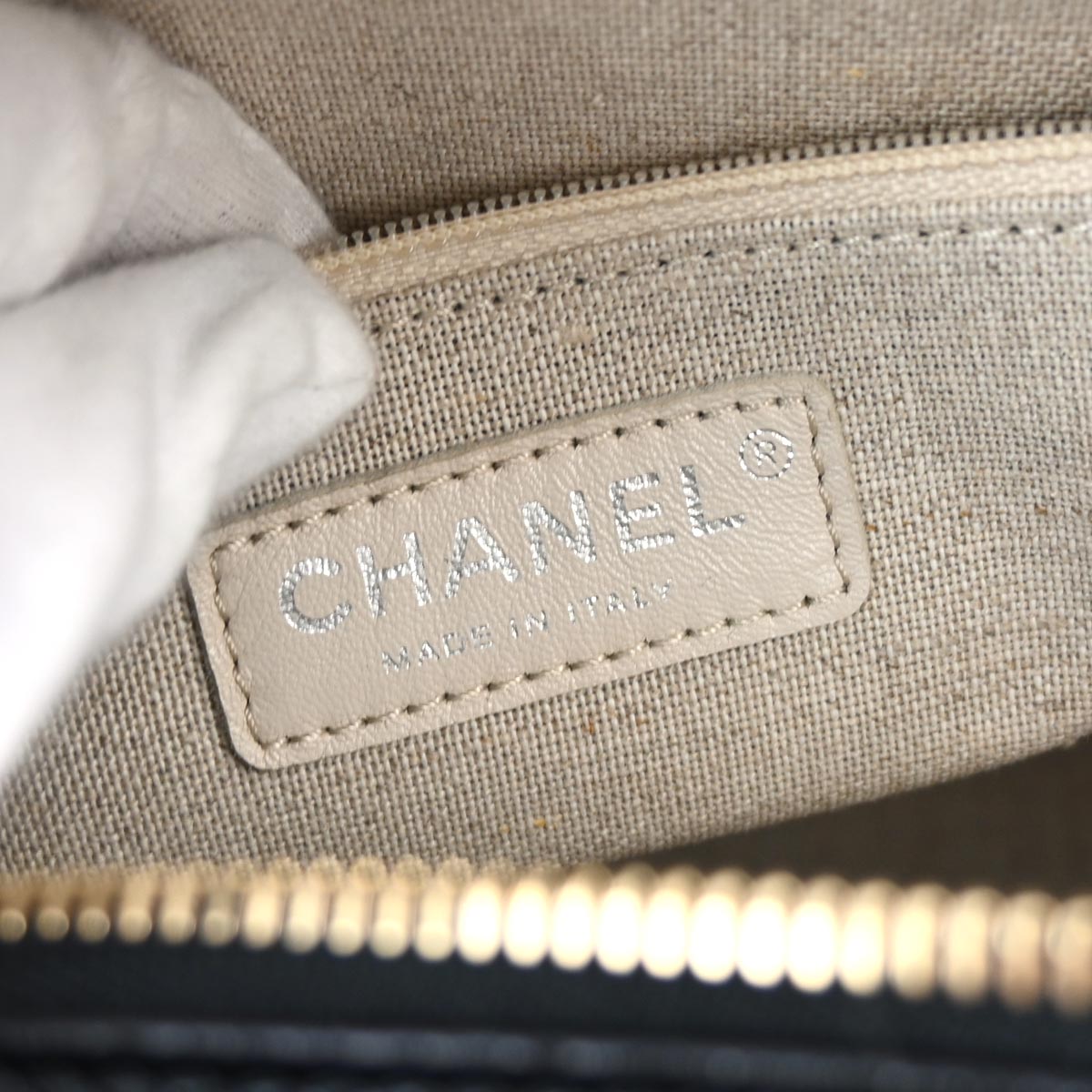 Chanel 2018 Black Tweed Calfskin Medium Gabrielle Shoulder Bag