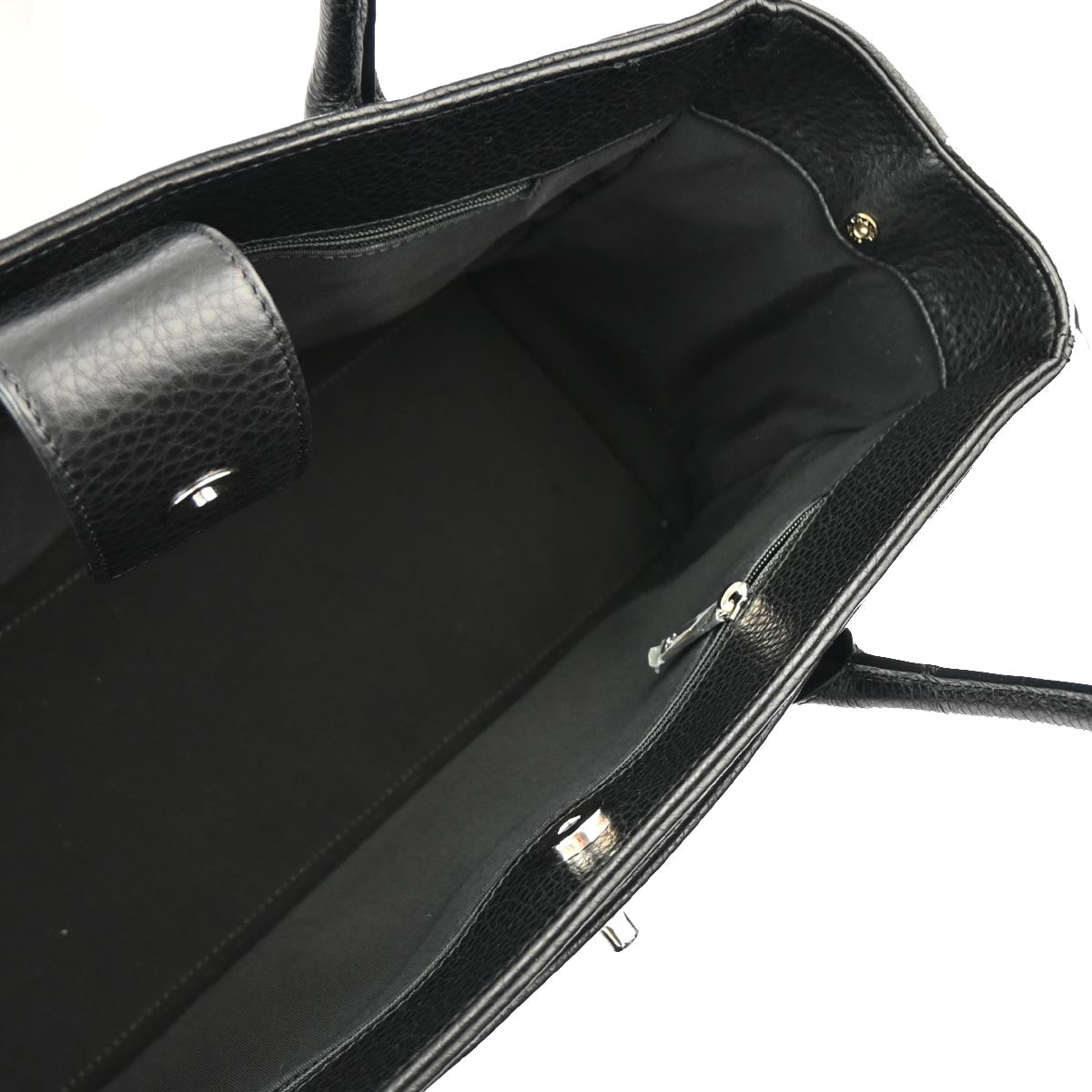 Chanel 2014 Black Calfskin Executive 2way Tote Shoulder Handbag