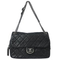 Chanel 2013-2014 Black Calfskin Coco Sporran Chain Shoulder Bag