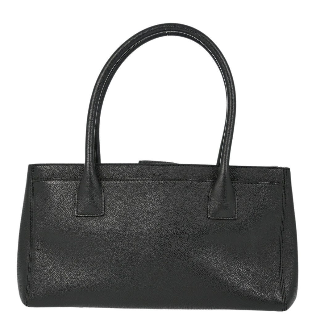 Chanel 2013-2014 Black Caviar Cerf Tote Handbag