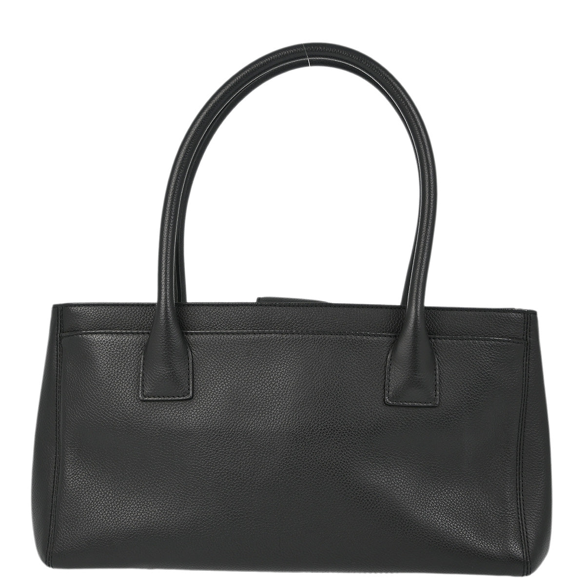 Chanel 2013-2014 Black Caviar Cerf Tote Handbag
