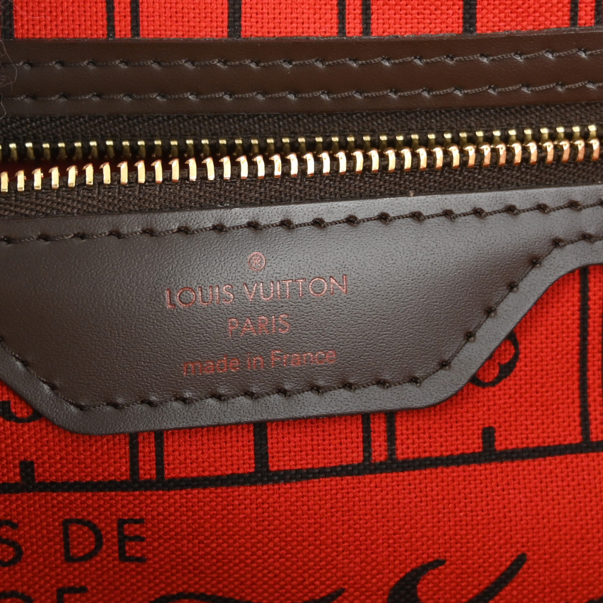 Louis Vuitton 2012 Damier Neverfull PM Tote Handbag N51109