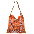 Hermes 2012 Orange Silk Silky City GM Shoulder Bag