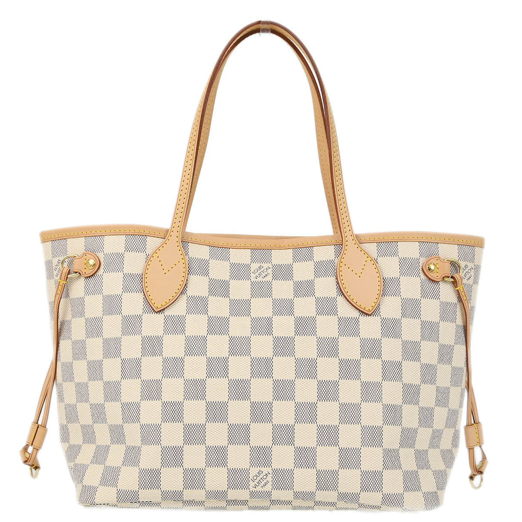 Louis Vuitton 2011 Damier Azur Neverfull PM Tote Handbag N51110