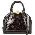 Louis Vuitton 2020 Amarante Vernis Alma BB 2way Shoulder Handbag M91678