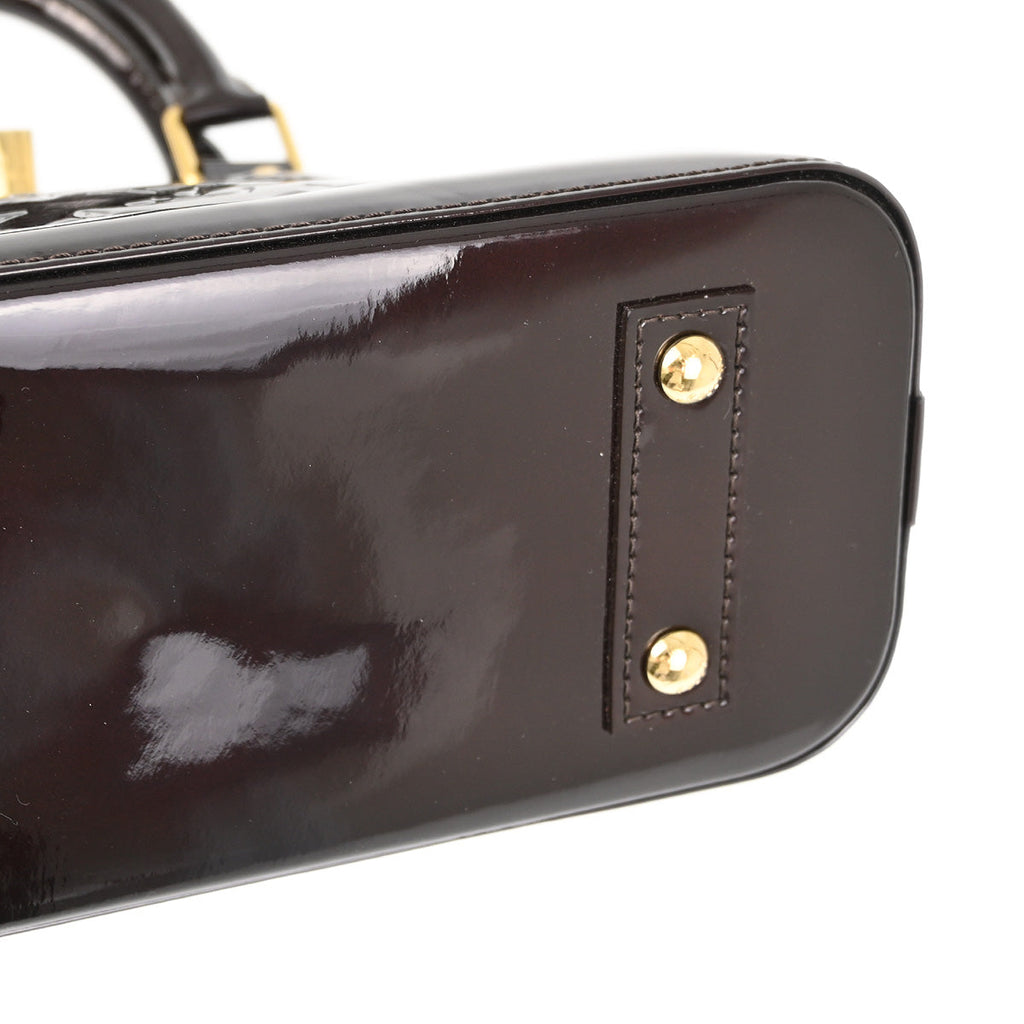 Louis Vuitton 2020 Amarante Vernis Alma BB 2way Shoulder Handbag M91678