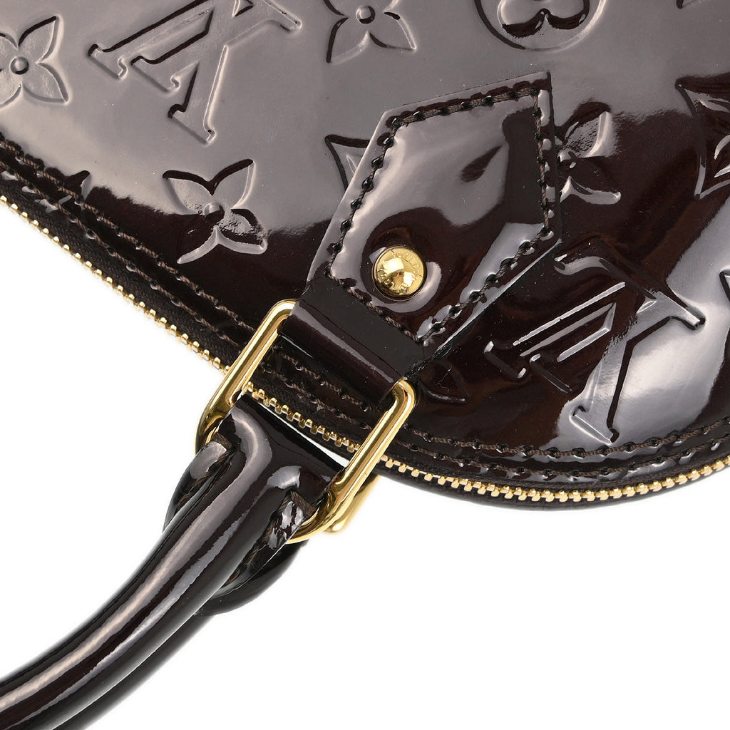 Louis Vuitton 2020 Amarante Vernis Alma BB 2way Shoulder Handbag M91678