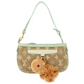 Louis Vuitton 2010 Green Monogram Sabia Pochette Accessoires M93068