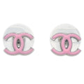 Chanel 2019 CC Piercing Earrings Pink C19C