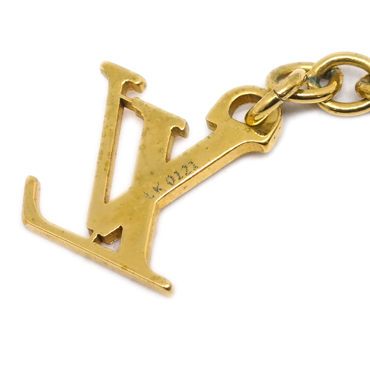 Louis Vuitton 2011 Heart Chain Pendant Necklace Gold M66219