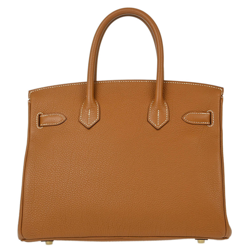 Hermes 2012 Gold Togo Birkin 30 Handbag