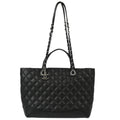 Chanel 2018 Black Calfskin 2way Chain Shoulder Handbag