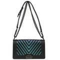 Chanel 2017 Lambskin Chevron Boy Medium