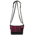 Chanel 2018-2019 Navy Tweed Calfskin Gabrielle Small Shoulder Bag