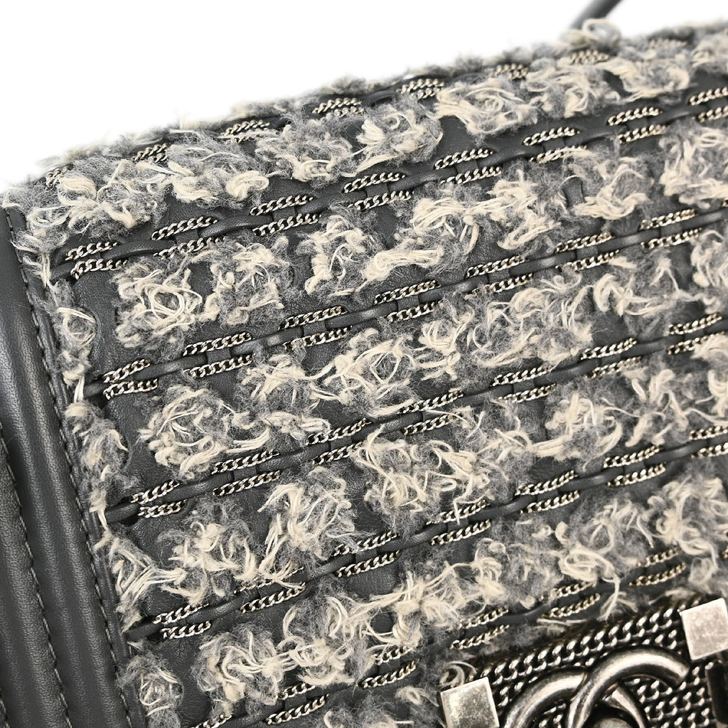 Chanel 2016 Tweed Boy Small